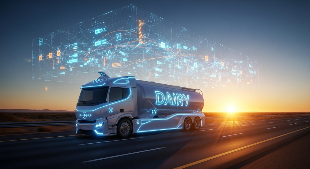 ناوگان حمل شیر و دامداری