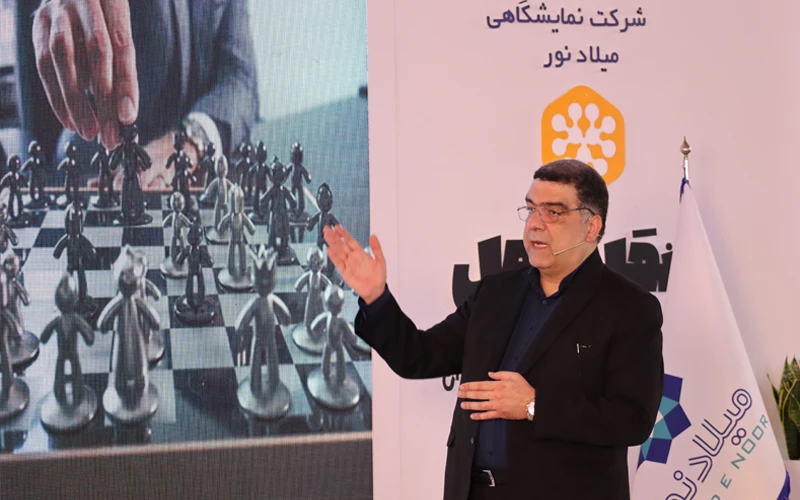 ارائه علیرضا عجمیان درباره مدیریت ذی‌نفعان در نمایشگاه حمل‌ونقل